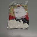 2 x 100pcs Red Black White Latex Balloons with 12 Inch Red Black Glitter Confetti Balloons Birthday Wedding Baby Shower Graduation Poker Card Decorations, Red and Black Party Balloon Set