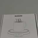 Coffee Mug Warmer for Desk, 50W Fast Heating Cup Warmer with Smart Display, 4 Temps & 12H Timer, Auto Shut Off for Tea, Milk, Hot Drinks - Classic Black