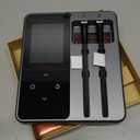 Wireless Meat Thermometer with App Control, 600FT Bluetooth Range, Dual Probes & 6 Sensors, 0.5S Instant Read, LCD Display, IP67 Waterproof Real-Time Monitoring & Smart Alerts for BBQ, Grill, Oven