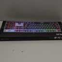 CHONCHOW Full Size Mechanical Keyboard Gaming with Red Switches, Wired USB 104 Keys RGB Gaming Keyboard Backlit with Number Pad/Anti-Ghosting for Xbox PS4 PS5 Mac PC Laptop Gamer-Black