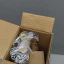 Gold Double Curtain Rod, 36 to 72 Inch Dual Curtain Rods with Aluminium Modern End Cap Finials, 1 Inch Adjustable Heavy Duty Window Treatment Rods, Telescopic Metal Double Drapery Pole Set