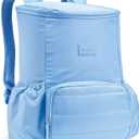 Fit & Fresh Insulated Backpack Soft Cooler – Leak-Resistant Beach & Travel Bag for Women, 24 Can Capacity Picnic & Cooler Bag