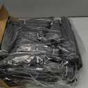 Giant Paper Flowers Artificial Large Paper Flower Decoration for Handcrafted Wall Backdrop Christmas Mexican Wedding Graduation Bridal Shower Birthday Party Supplies(Black,24 Pcs)