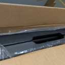 34" Folding Card Table Square Portable with Detachable Legs Black, 27.5" x 70.8" x 28.8"