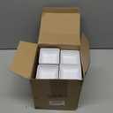 Zubebe 50 Pcs Soy Sauce Dish Melamine Dipping Bowls Bulk 3 oz White Serving Dishes Cups Condiment Dipping Bowls Ramekins for Kitchen Restaurant Catering Camping BBQ Party