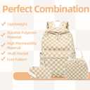 CAMTOP Backpack for School Kids Cute Backpacks for Girls Elementary Lighweight Bookbag with Lunch Box Pencil Case 3 in 1