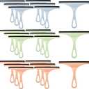 Yinder 21 Pcs Small Squeegee for Shower Glass Door 8.7" Silicone Shower Glass Window Cleaner Bathroom Squeegee for Car Windshield Window Mirror Art Class Group Craft(Colorful)