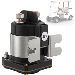 48V Solenoid Relay Contactor Replacement for Trombetta 114-4811-020 Fit for Yamaha G22 G29 Club Car Electric Golf Cart JU6-H1950-00-00 114-4811-020-07
