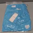 Poetsky 2026 Summer Tunic or Tops for Women to Wear with Leggings Square Neck Casual Long T Shirts with Pockets S-3XL (Blue, S)