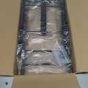 Chip Rack Display Stand, Potato Chip Rack Bag Holder with 28 Clips, 2 Row Chip Display Stand for Party, Black Retail Snack Display for Countertop, Store Concession Stand - 2025 Upgraded