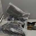 munirater 8Pcs Front Bumper Brace Bracket Steel Black Replacement for 2007-2013 Silverado 1500 GM1066180 GM1067180 GM1066179 GM1067179 GM1042107 GM1043107 GM1004148 GM1005148