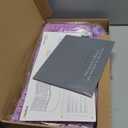 MEETION Ergonomic Keyboard and Mouse Combo, 2.4G Cordless Split Keyboard with Cushioned Palm Rest, Vertical Wireless Mousefor Windows/Mac Purple