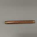 10" Long Brass Nipple Pipe Fitting with 3/4" Nominal Diameter and NPT Ends