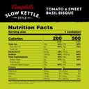 Campbell's Slow Kettle Style Tomato & Sweet Basil Bisque, 15.5 oz Microwavable Bowl (Pack of 8) (EXP 07/31/26)