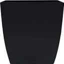 The HC Companies Aria Self Watering Square Plant Pot w/Drainage - Classic Planters for Outdoor Plants & Indoor Plants - Lightweight & UV-Resistant Plastic Pots for Plants (12" Matte Black, Pack of 1)