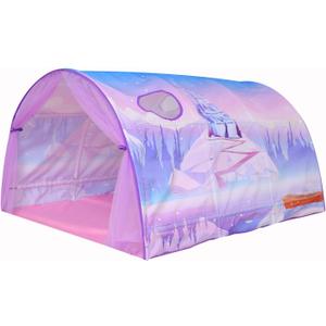 Bed Tent for Kids Lucky Castle Bed Tent Foldable Game House for Children Play Tents for Girls Boys Sleeping Canopy Playhouse