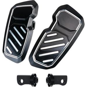 Rider Footboard Footpegs Insert Kit Raised twill design Fit for Motorcycle Dyna Fatboy Iron 883 Sportster 883 X48