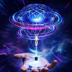 Flystars Flying Bouncing Toys, Next-Gen Pro 2025 Cosmic Globe Flying Orb Ball Motion-Control Hover Spinner with 3D Flips, Cool Valentine's Day Gift Toy for Kids 6+ Boys Girls Teens