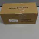 Cisily Sponge Holder for Kitchen Sink, Sink Caddy Organizer with High Brush Holder, Kitchen Countertop Organizers and Storage Essentials, Rustproof 304 Stainless Steel (Black, 9.25)