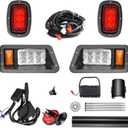 Ultimate LED Head Tail Light Kit For YAMAHA G14 G16 G19 G22 Gas or Electric Golf Cart Models Replace Complete 12V Light Kit Assembly For YAMAHA G22