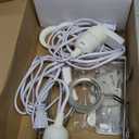 Plug in Wall Sconces Set of Two: Wall Lights with On/Off Switch - Stepless Color Temperature Wall Mount Lamps - Fabric Linen Wall Sconce for Bedroom Living Room & Hallway- Indoor Corded Wall Sconces (Blue)