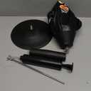 Desktop Punching Bag with Double Suction Cup Base for Stress Relief, Upgraded Spring & Durable Tabletop Boxing Ball for Office or Home, Fun Gift for Men, Women & All Ages (Black)