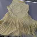 Women's Tennis Flowy Pleated Ruffle Athletic Dress for Women Halter Neck Sleeveless Summer Mini Golf Dress with Shorts Pocket