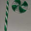 10PK Flashing Christmas Candy Cane Lollipop Lights for Pathway Outdoor, Christmas Decorations Outdoor, 8 Modes 130 LED Waterproof Xmas Stake Light for Garden Yard (Multi-Color),Demage