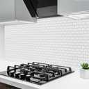 Peel and Stick BacksplashJoysticky 10-Sheet Peel and Stick Backsplash, 12" * 12" Laser Crystal Texture Stick on Tiles Backsplash for Kitchen & Bathroom，Thicker Design Peel and Stick Wall Tiles