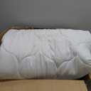 LEISURE TOWN Queen Mattress Pad Fitted Quilted Cotton Mattress Cover Cooling Soft Pillow Top Mattress Topper with Down Alternative Filling Mattress Protector with 8-21 Deep Pocket 