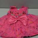 Baby Girls Butterfly Birthday Dress Baby Girl 3D Butterfly Princess Dress Photography Wedding Cake Crush (12-18 Months, Rose Red)