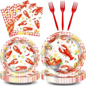 Seafood Boil Party Supplies Shrimp Boil Party Tableware Set