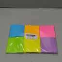 Sticky Notes 3x3 Pop Up Self-Stick Notes Pads with 6 Bright Colors, Easy to Post for Office, School, Home, 6 Pads/Pack, 100 Sheets/Pad(Pop Up) (Pink, Yellow, Green, Blue)
