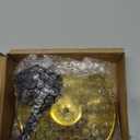Car Cymbal, Car Cymbal Air Vent, Mini Drum Crash Cymbal For Car Vent, Suitable For All Types Of Vehicles (Gold)