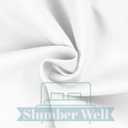 SlumberWell 4 Piece Sheet Set Queen Size, 100% Egyptian Cotton, 12 Inch Deep Pocket, Breathable Cooling & Super Soft Hotel Bed Sheets, White Solid