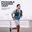 MVRK 2-in-1 Packable Running Vest for Men  Ultra-Lightweight, Water-Resistant, Breathable & Multi-Pocket Performance Vest for Runners & Hybrid Athletes