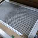 HVAC Premium 26" x 14" Cube Core Eggcrate Return Air Filter Grille for 1" Filter - Aluminum - White [Outer Dimensions: 28.5" x 16.5]