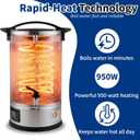 Hot Water Dispenser, 7L(30 Cups) Hot Water Boiler Urn, 304 Stainless Steel Electric Water Boiler, Digital Temperature Control, Keep Warm, Boil-Dry Protection, for Tea, Coffee & Baby Formula