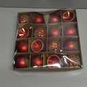 16pcs Christmas Tree Ornaments - Red Christmas Ball Ornaments Set for Christmas, Holiday, Wreath & Party Decorations - Shatterproof, 60mm/2.36"