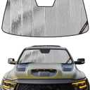 Pigenius Windshield Sun Shade for Dodge Ram 1500 2009-2018, Ram 1500 Classic 2019-2024 Window Sunshade - AstraGuard