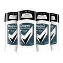 4 x Degree Men UltraClear Antiperspirant Deodorant Black + White 72-Hour Sweat & Odor Protection Antiperspirant For Men With MotionSense Technology 2.7 Ounce (Pack of 4)