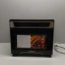 Cuisinart 15-in-1 Extra-Large Digital Air Fryer Oven with 9"x13" 2-in-1 Pan, Air Fry 4 Lbs of Wings, Cook a 13 Lb Turkey or 5+ Lb Chicken, Toast 9 Slices of Bread, and Bake a 13" Pizza, TOA-112