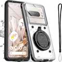 AICase Waterproof Phone Case,Universal Self-Check Function Underwater Pouch Dry Bag Beach Travel Essentials Tech Gadgets for iPhone 15 14 13 11 12/Samsung S24/LG,Google/Xiaomi/Motorola_2 (Black_01)