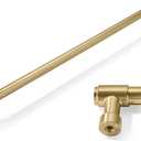 1 Pack Appliance pulls 18 inch(457mm) Brushed Gold Cabinet Pulls Extra Long Satin Brass Cabinet Handles Kitchen Hardware for Cabinets and Drawer