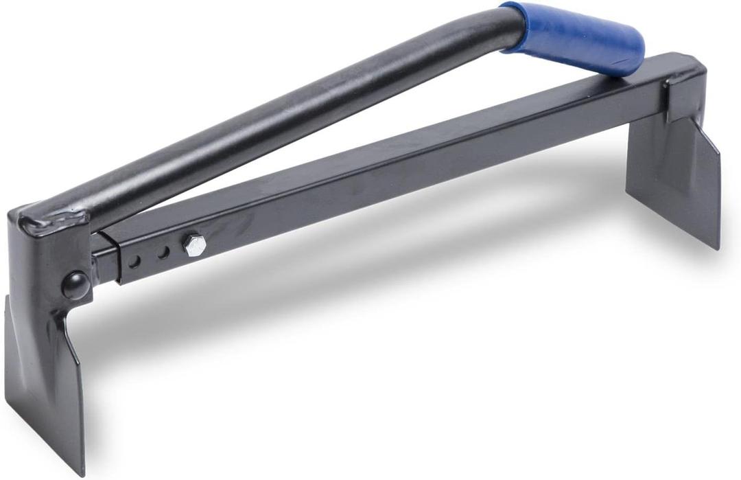 QLT By MARSHALLTOWN Brick Tongs, Soft Handle, Paver Claw for Lifting, Masonry, SBT49