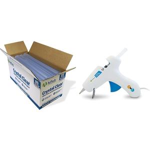 AdTech Hot Glue Sticks 10" Full Size, Clear, Sticks & AdTech 0453 2-Temp Dual Temperature Hot Glue Gun Full Size, White