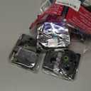 Label KINGDOM Aze-231 Refill Compatible with Brothr p Touch tze laminatied Label Maker Tape 12mm 1/2"(0.47") for ptouch Printer PTD210 PTD220 PTH110, 10 Pack (Black on White)