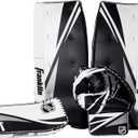 Franklin Sports Street Hockey Goalie Set - Leg Pads - Catch Glove - Blocker - Premium Durability - Officially Licensed NHL Product, 12"