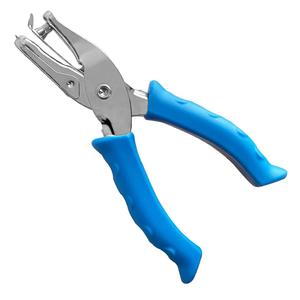 Single Hole Punch 1/4” Paper Hole Puncher for Crafts, One Hole Puncher with Blue Soft Grip Handle for Kids and Adults, Handheld Circle Punch for Paper Crafts in Home, Office, Classroom