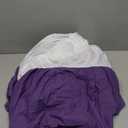 Bed Skirt Queen Size Ruffled Bed Skirt with Split Corners, Queen Bed Skirt 14 Inch Drop, Queen Size Bed Skirt Khaki for Ruffled Bed Skirt with Split Corners, Bed Skirt Queen Size, Color White Purple